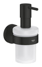 GROHE Essentials Seifenspender 102257 mit Halter (matt black)