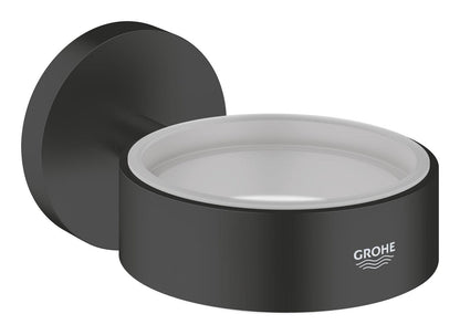 GROHE Essentials Halter für Glas, Seifenschale oder Seifenspender (matt black)