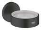GROHE Essentials Halter für Glas, Seifenschale oder Seifenspender (matt black)