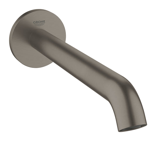 Grohe Essence Wanneneinlauf 13449, Wandmontage, Ausladung 221 mm (hard graphite gebürstet)