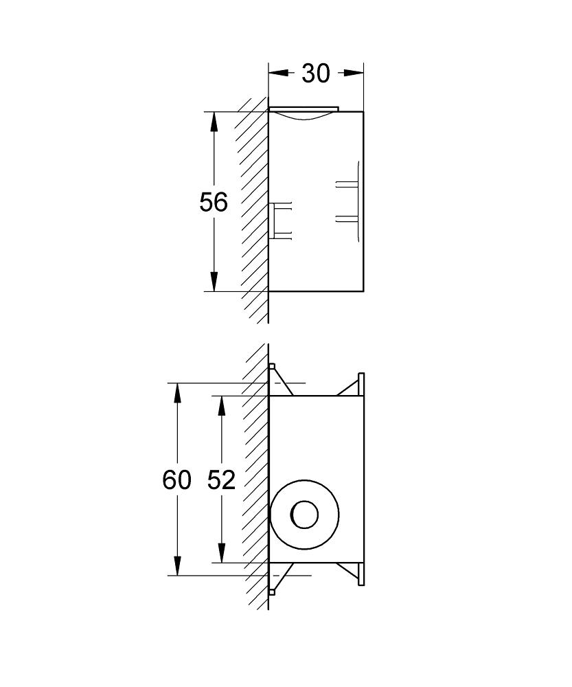 GROHE Trafo-Anschlussbox 42279