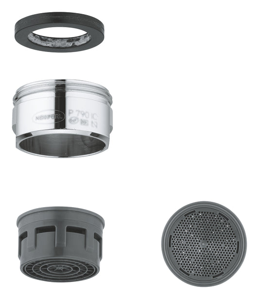 GROHE Mousseur M24 x 1 Außengewinde 30 l/min (chrom)