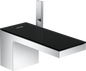 Axor MyEdition Waschtischmischer 70 mit Push-Open Ablaufgarnitur (schwarz/chrom)