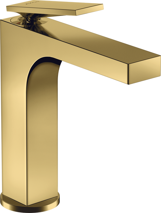 Axor Citterio Waschtischmischer 160 mit Hebelgriff und Zugstangen-Ablaufgarnitur (polished gold optic)