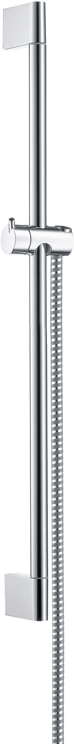 hansgrohe Unica'Crometta Brausestange 650 mm mit Metaflex Brauseschlauch 1,60 m (chrom)