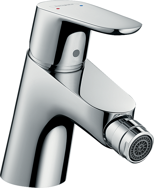 Hansgrohe Focus Bidetmischer mit Push-Open Ablaufgarnitur (chrom)