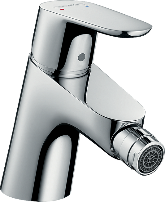 Hansgrohe Focus Bidetmischer mit Push-Open Ablaufgarnitur (chrom)