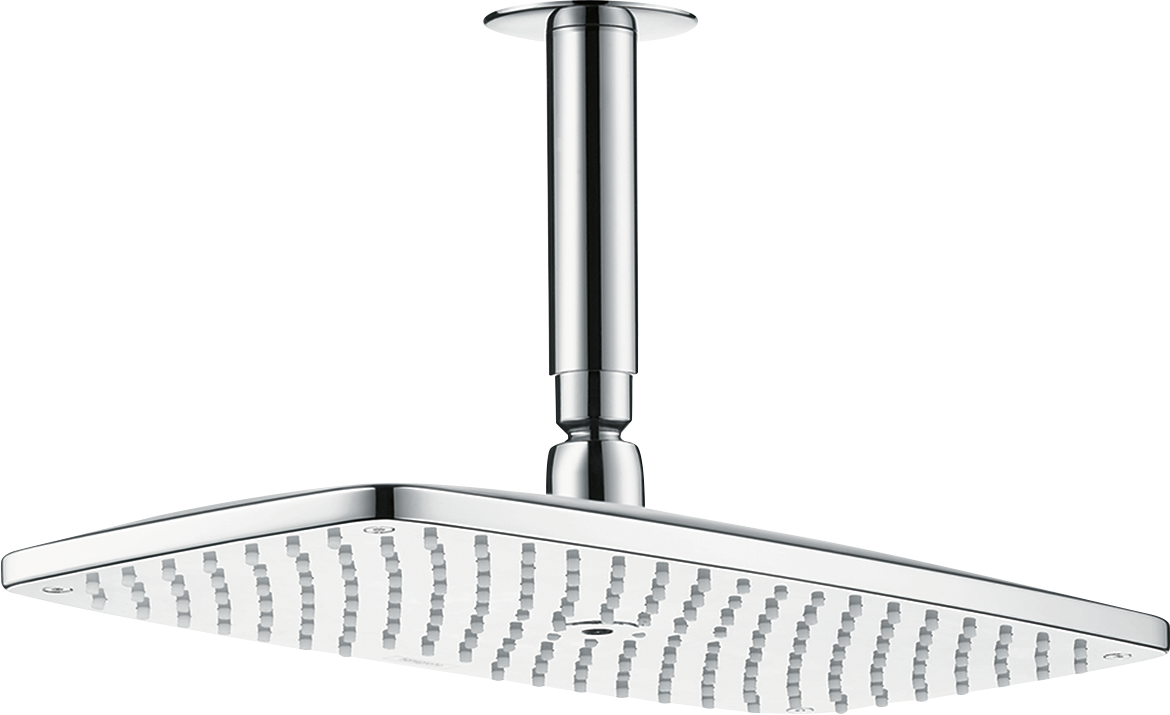 Hansgrohe Raindance E Kopfbrause 360 1jet Air mit Deckenanschluss 100 mm (chrom)