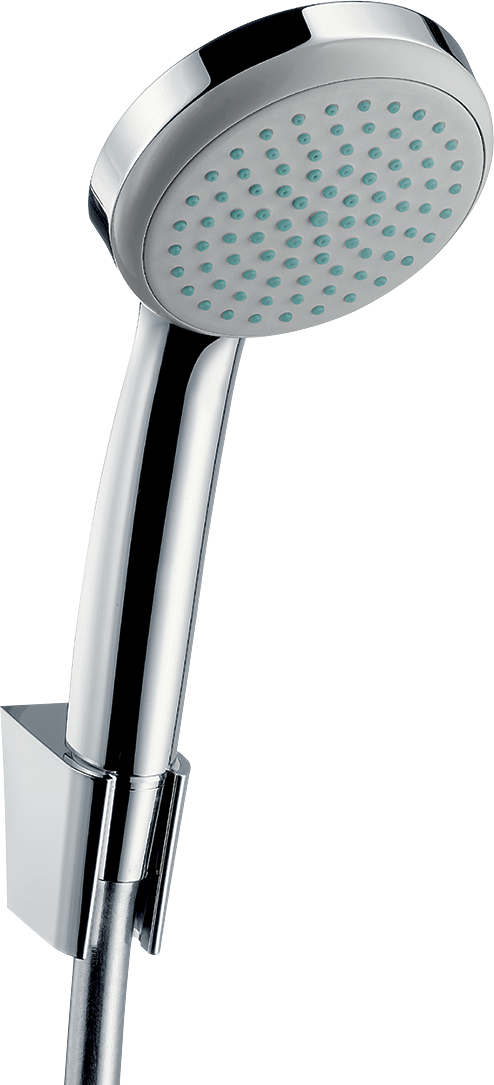 hansgrohe Croma 100 1jet Brauseset mit Porter S und Brauseschlauch 1,25 m (chrom)