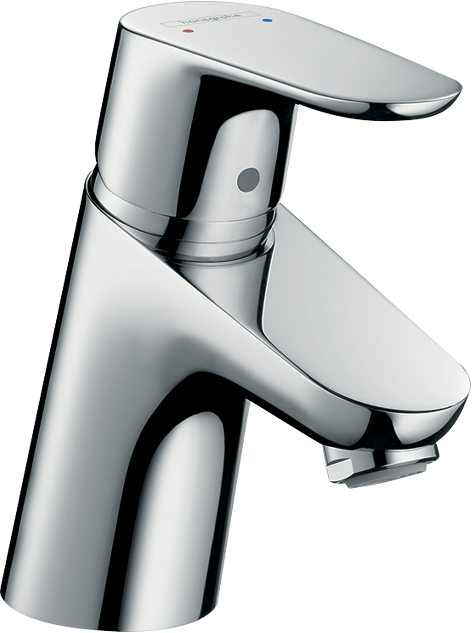 Hansgrohe Focus Waschtischmischer 70 mit Push-Open Ablaufgarnitur (chrom)
