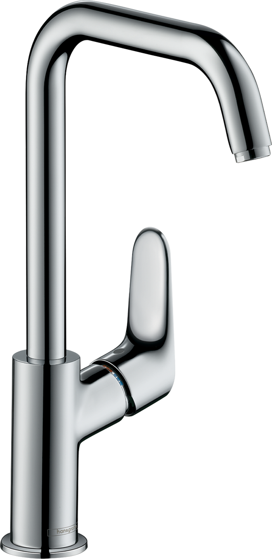 Hansgrohe Focus Waschtischmischer 240 mit Zugstangen-Ablaufgarnitur (chrom)