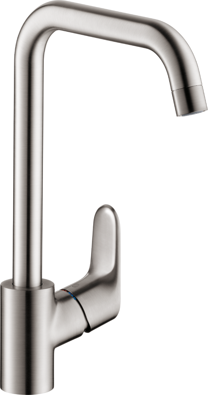 Hansgrohe Focus M41 Spültischmischer 260 1jet, Niederdruck (chrom)