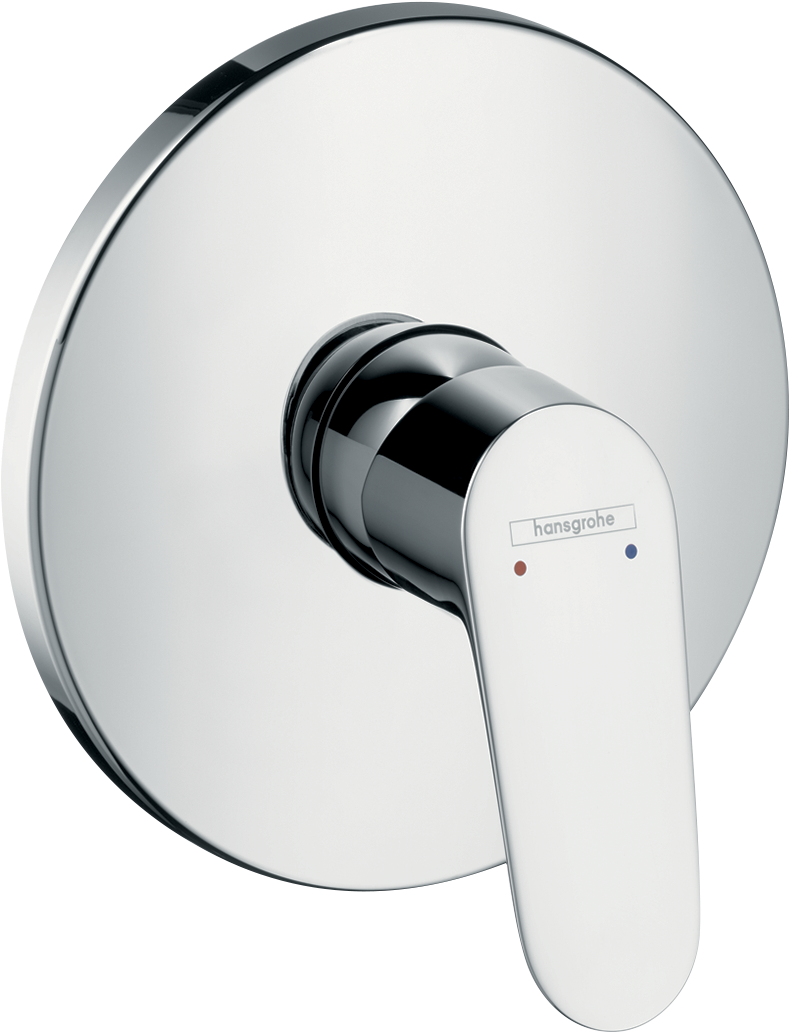 Hansgrohe Focus Brausenmischer Unterputz, Fertigset für 1 Verbraucher (chrom)