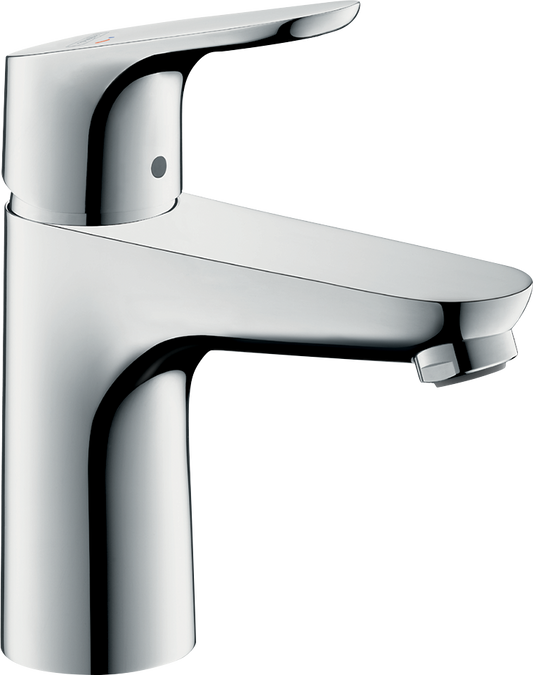 Hansgrohe Focus Waschtischmischer 100 CoolStart mit Zugstangen-Ablaufgarnitur (chrom)