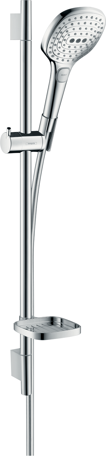 Hansgrohe Raindance Select E 120 Brauseset mit Unica S Puro Brausestange 650 mm (chrom)