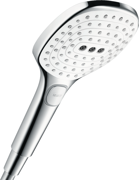 Hansgrohe Raindance Select E 120 EcoSmart Handbrause, 8,5 l/min (weiß/chrom)