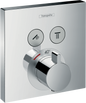 Hansgrohe Thermostat Unterputz ShowerSelect Fertigset 2 Verbraucher (chrom)