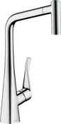Hansgrohe Metris M71 Spültischmischer 320 mit Ausziehbrause 2jet (chrom)