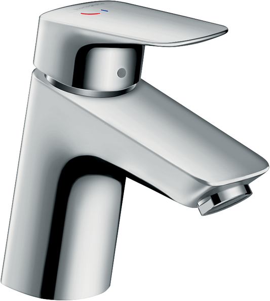 Hansgrohe Logis Waschtischmischer 70 CoolStart mit Zugstangen-Ablaufgarnitur (chrom)
