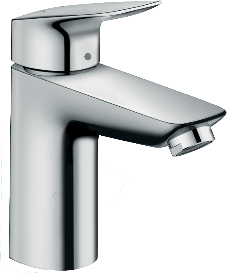 Hansgrohe Logis Waschtischmischer 100 mit Zugstangen-Ablaufgarnitur (chrom)