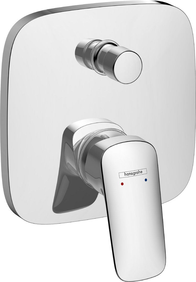 Hansgrohe Wannenmischer Unterputz Logis Fertigset (chrom)