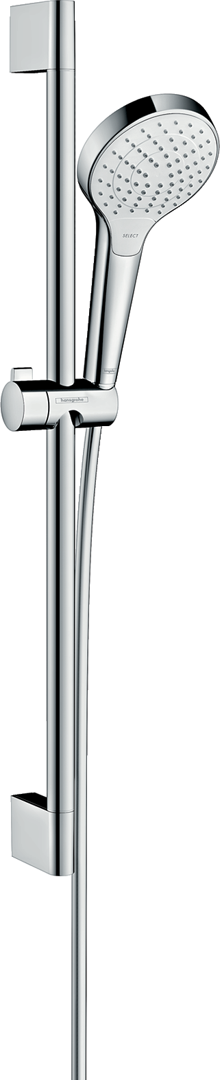 Hansgrohe Croma Select S Brauseset 110 Vario EcoSmart mit Brausestange 65 cm (weiß/chrom)