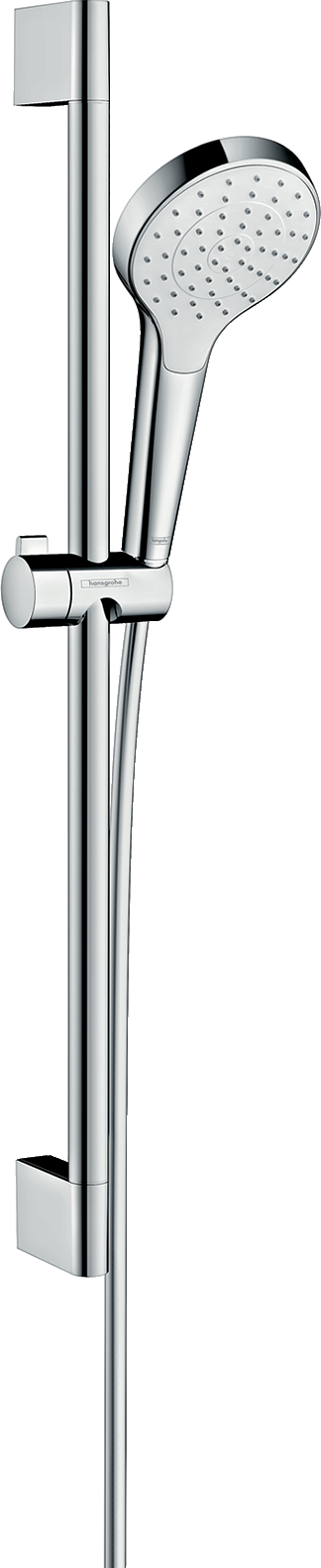 Hansgrohe Croma Select S Brauseset 110 1jet mit Brausestange 65 cm (weiß/chrom)