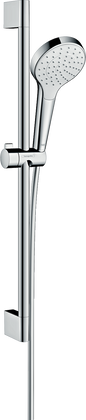 Hansgrohe Croma Select S Brauseset 110 1jet mit Brausestange 65 cm (weiß/chrom)