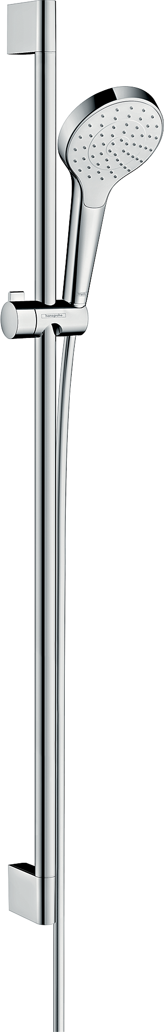 Hansgrohe Croma Select S Brauseset 110 1jet mit Brausestange 90 cm (weiß/chrom)