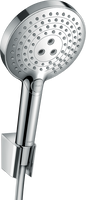 Hansgrohe Raindance Select S 120 Brauseset mit Porter'S Brausehalter und Brauseschlauch 1250 mm (chrom)