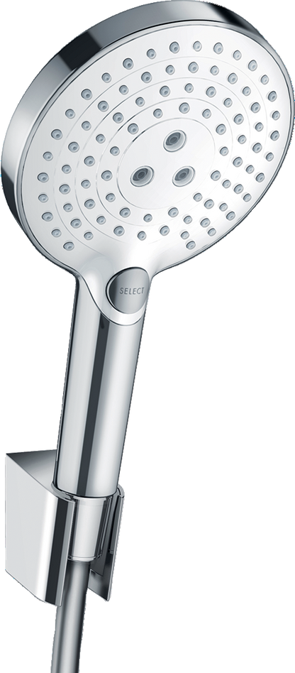 Hansgrohe Raindance Select S 120 Brauseset mit Porter'S Brausehalter und Brauseschlauch 1600 mm (chrom)