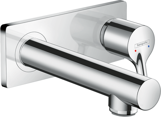 Hansgrohe Talis S 2-Loch-Waschtischmischer Unterputz, Fertigset, Ausladung 165 mm (chrom)