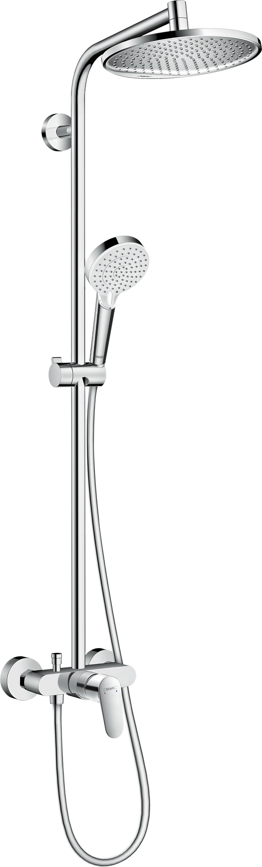 Hansgrohe Crometta S Showerpipe 240 mit Einhebelmischer (chrom)