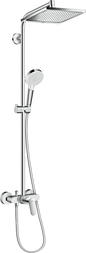 Hansgrohe Crometta E Showerpipe 240 mit Einhebelmischer (chrom)