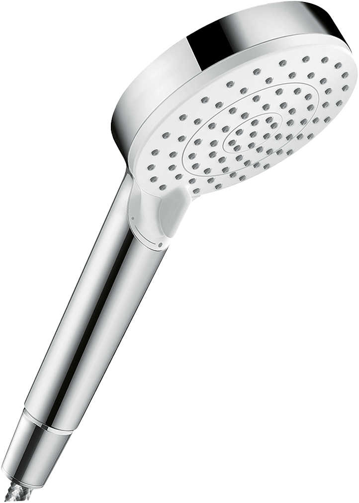 hansgrohe Crometta Vario EcoSmart Handbrause, 5,7 l/min (weiß/chrom)