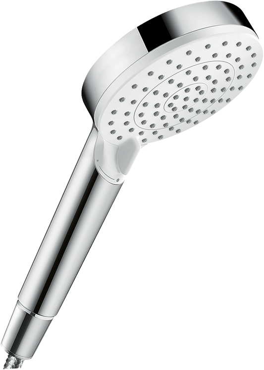 hansgrohe Crometta Vario EcoSmart Handbrause, 5,7 l/min (weiß/chrom)