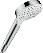 hansgrohe Crometta Handbrause 1jet EcoSmart 6 l/min (weiß/chrom)