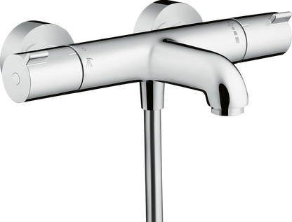 Hansgrohe Ecostat 1001 CL Thermostat-Wannenmischer Aufputz für 2 Verbraucher (chrom)