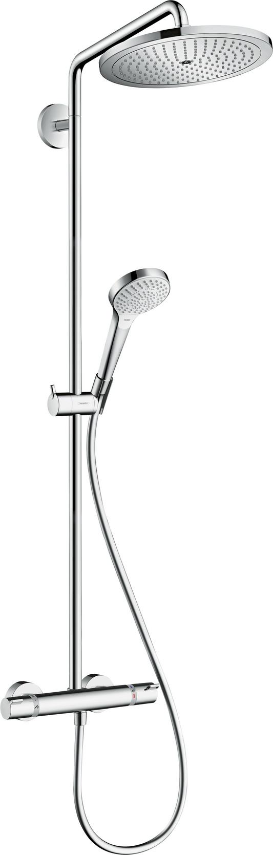 Hansgrohe Croma Select S Showerpipe 280 mit Brausethermostat Ecostat Comfort (chrom)