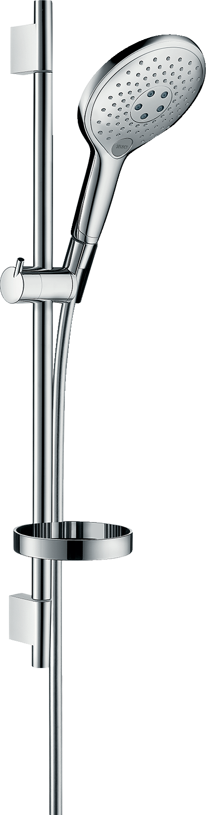 Hansgrohe Raindance Select S 150 3jet Brauseset mit Unica'S Puro Brausestange 718 mm (chrom)