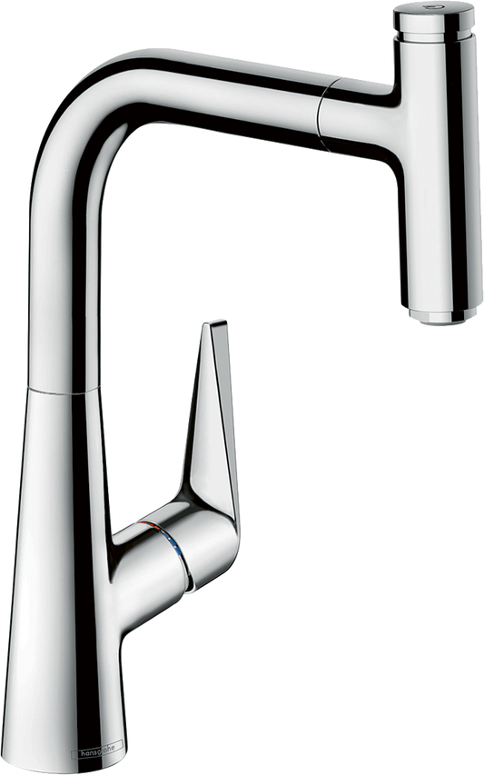 Hansgrohe Talis Select M51 Spültischmischer 220 mit Ausziehauslauf 1jet (chrom)