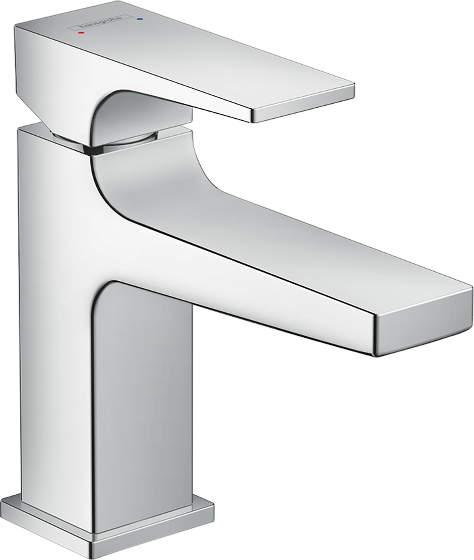 Hansgrohe Metropol Waschtischmischer 100 mit Push-Open Ablaufgarnitur (chrom)