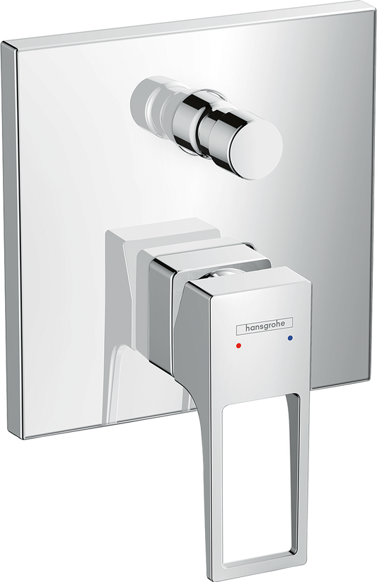 Hansgrohe Metropol Wannenmischer Unterputz mit Bügelgriff, Fertigset (chrom)