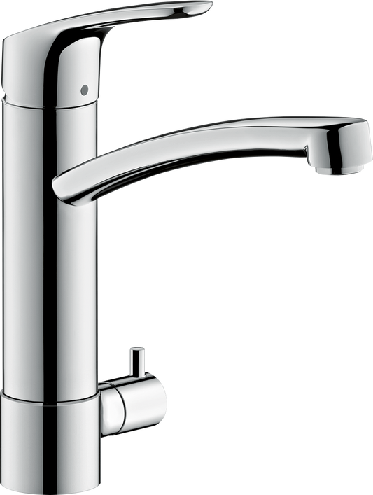Hansgrohe Focus M41 Spültischmischer 200 1jet mit Geräteabsperrventil (chrom)