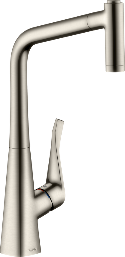 Hansgrohe Metris M71 Spültischmischer 320 mit Ausziehbrause 2jet (chrom)