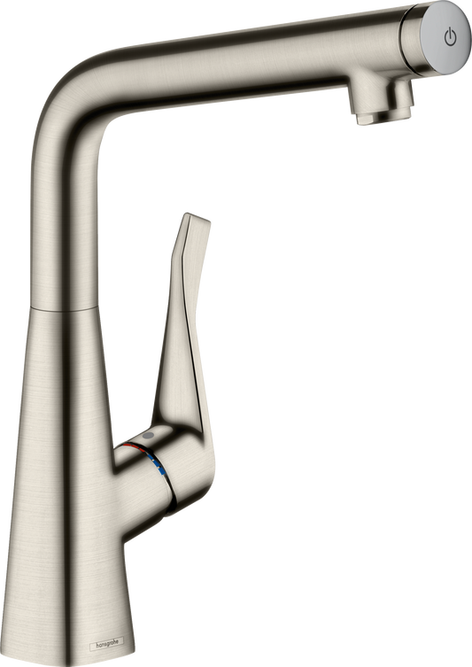 Hansgrohe Metris Select M71 Spültischmischer 320 1jet (Edelstahl Optik)