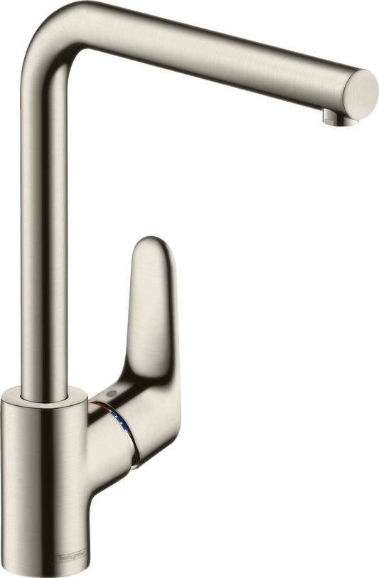 Hansgrohe Focus M41 Spültischmischer 280 1jet (Edelstahl-Optik)