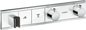 Hansgrohe RainSelect Thermostat Unterputz für 2 Verbraucher, Fertigset (weiß/chrom)