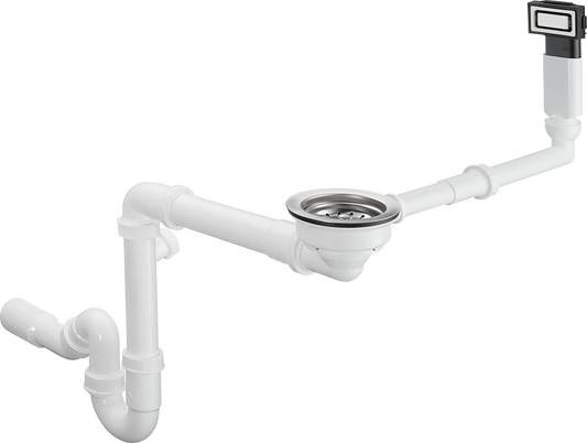 hansgrohe Ab- und Überlaufgarnitur manuell mit Siebkorbventil 3 1/2"