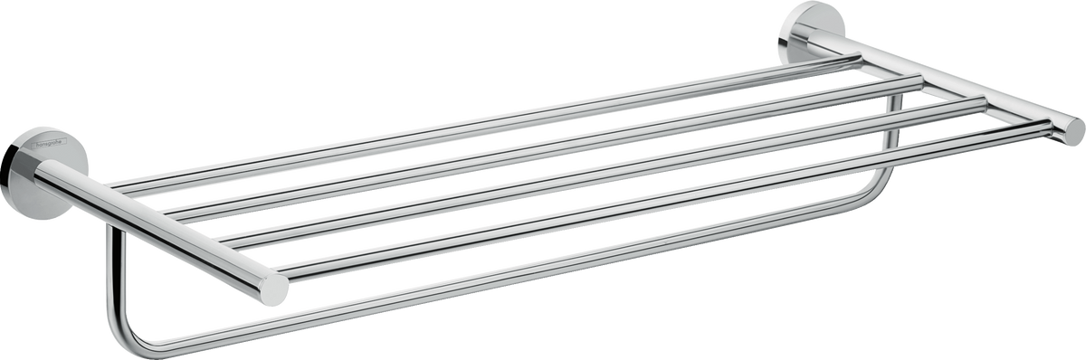hansgrohe Logis Universal Handtuchablage mit Badetuchhalter 600 mm (chrom)